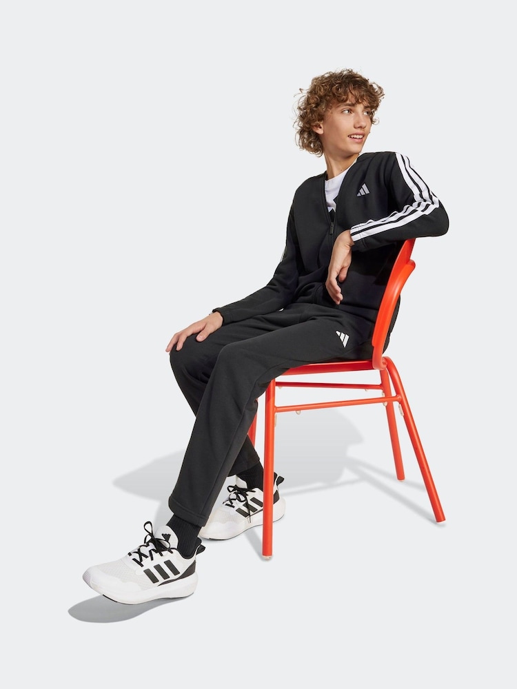 adidas Black/White Essentials Tracksuit - Image 1 of 8