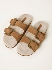 FatFace Tan Brown Cosy Borg Footbed - Image 3 of 3