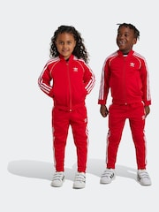 adidas Red SST Adicolour Tracksuit - Image 1 of 8