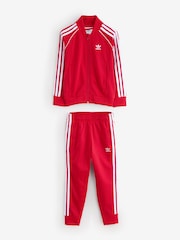 adidas Red SST Adicolour Tracksuit - Image 5 of 8