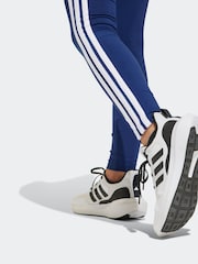 adidas Navy Essentials 3-Stripes Kids Leggings - Image 4 of 6