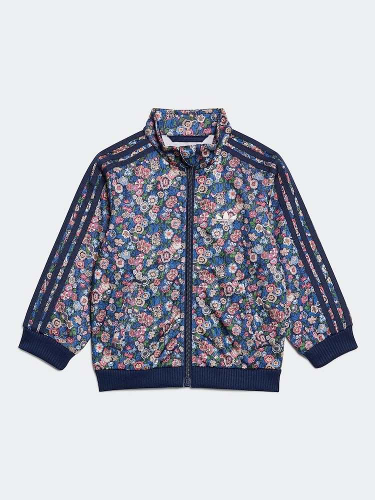adidas Originals Blue/Pink x Liberty London Firebird Tracksuit - Image 2 of 8
