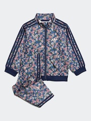 adidas Originals Blue/Pink x Liberty London Firebird Tracksuit - Image 3 of 8