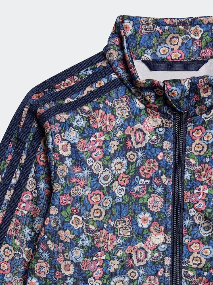 adidas Originals Blue/Pink x Liberty London Firebird Tracksuit - Image 4 of 8