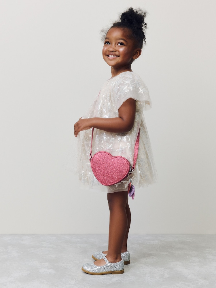 وردي قلب - Cross Body Nolvetly Heart Party Bag - صورة 2 من 8