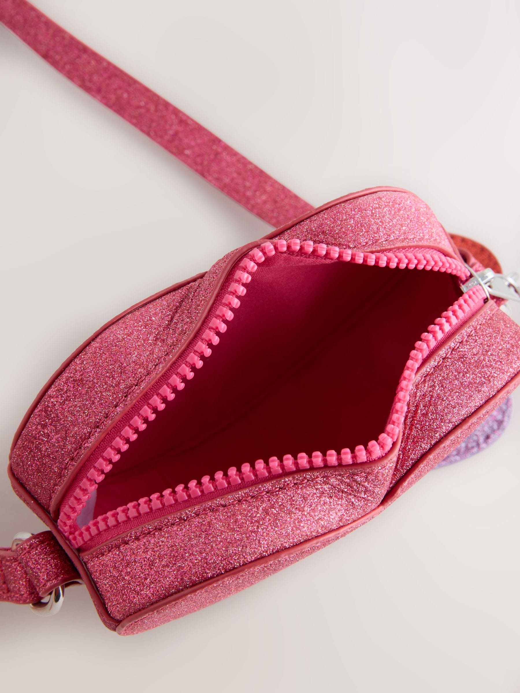 Buy Pink Heart Cross Body Nolvetly Heart Party Bag from the Next