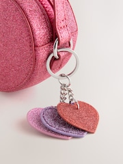 وردي قلب - Cross Body Nolvetly Heart Party Bag - صورة 8 من 8