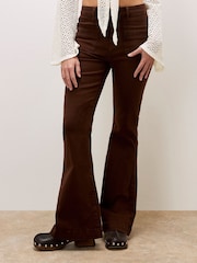 Apricot Brown Lara Flare Jeans - Image 3 of 6