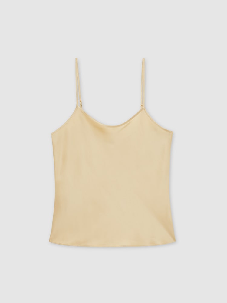 Reiss Gold Corey Silk Cami Top - Image 2 of 5