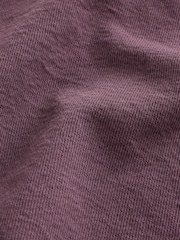 Berry Red Oversize Denim Shirt - Image 7 of 8