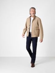 Oliver Sweeney Cream Showerproof Cotton Jacket - Image 3 of 3