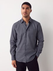 Black/Gold Link Regular Fit Long Sleeve Print Shirt - Image 2 of 9