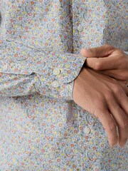 Multi Coloured Ditsy Long Sleeve Liberty Print Shirt - Image 5 of 8