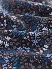 Navy Meadow Floral Regular Fit Long Sleeve Print Shirt - Image 8 of 8