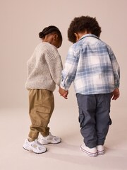 Tan/Navy Cargo Trousers 2 Pack (3mths-7yrs) - Image 10 of 10