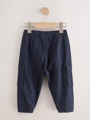 Tan/Navy Cargo Trousers 2 Pack (3mths-7yrs) - Image 2 of 10