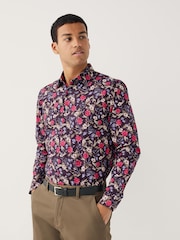 Purple Floral Kew Garden Long Sleeve Shirt - Image 1 of 9