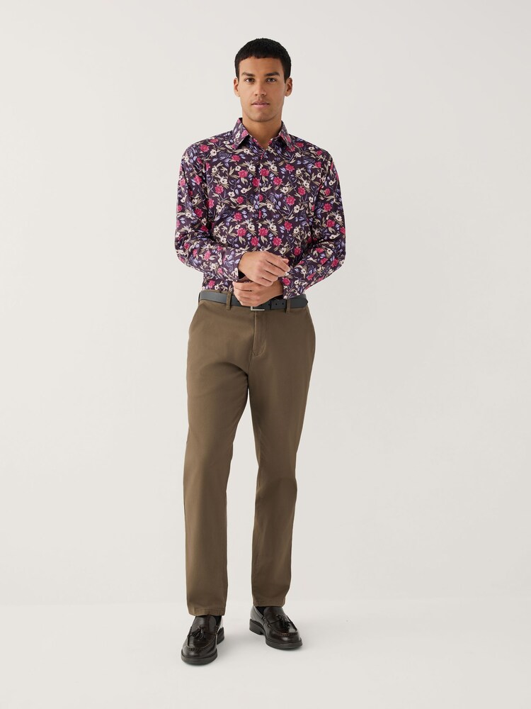 Purple Floral Kew Garden Long Sleeve Shirt - Image 2 of 9