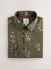 Green Floral Kew Garden Long Sleeve Shirt - Image 1 of 4