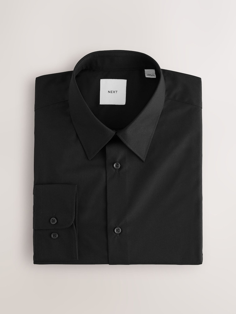 White/Black Dress Shirts 2 Pack with Velvet Bow Tie - Image 12 of 12