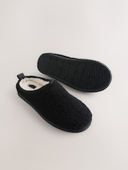 Black Borg Mule Slippers - Image 5 of 6