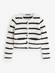 Threadbare Black Threadbare Button Up Knitted Cardigan - Image 2 of 3