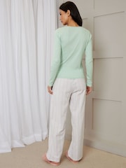 Threadbare Striped Long Pyjamas Set - صورة 4 من 4