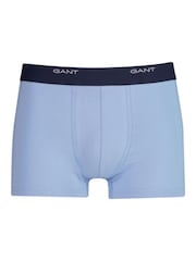 GANT Blue Stretch Cotton Jersey 3 Pack Boxers - Image 4 of 4