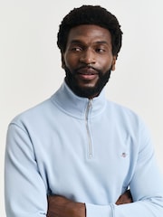 GANT Blue 100% Cotton Jumper - Image 4 of 5