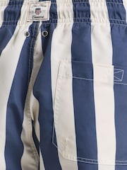 GANT Navy Stripe Swim Shorts - Image 5 of 5