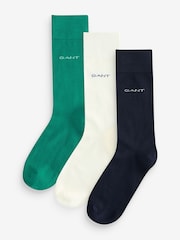 GANT Green Socks 3 Pack - Image 2 of 7