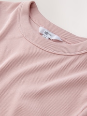 Pink Long Sleeve Crew Neck T-Shirt - Image 2 of 3