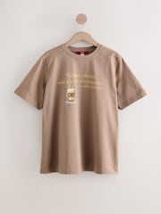 Chocolate Brown Autumnal Coffee Gilmore Girls License Short Sleeve T-Shirt - Image 3 of 8