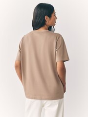 Chocolate Brown Autumnal Coffee Gilmore Girls License Short Sleeve T-Shirt - Image 6 of 8