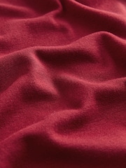 Cherry Red Mock Neck Long Sleeve Top - Image 7 of 8