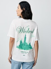 White Emerald City Wicked License Graphic T-Shirt - Image 2 of 10