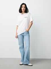 White Emerald City Wicked License Graphic T-Shirt - Image 3 of 10