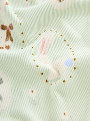 Blue Goose Rib Frill Sleeve T-Shirt (3mths-7yrs) - Image 7 of 8