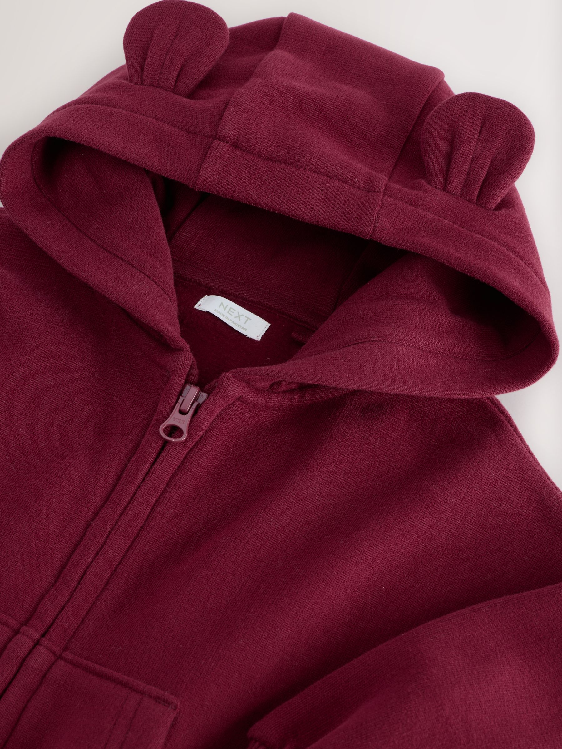 Buy Burgundy Red Zip Through Hoodie (3mths-7yrs) from Next USA