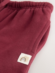Burgundy Red Wide Leg Sweat Joggers (3mths-7yrs) - Image 4 of 5