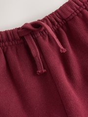 Burgundy Red Wide Leg Sweat Joggers (3mths-7yrs) - Image 5 of 5