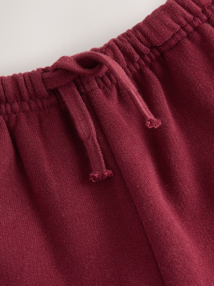 Burgundy Red Wide Leg Sweat Joggers (3mths-7yrs) - Image 5 of 5