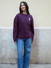 Graphic Print Crew Neck Sweatshirt - Image 3 of 4