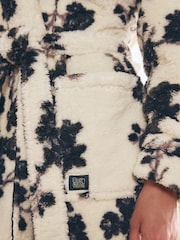 Bath & Body Works Monochrome Floral Hallowen Cosy Robe - Image 4 of 4