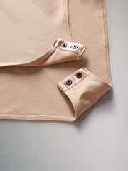 The Set Black/Chocolate Brown/Nude 3 Pack Soft Touch Polyamide Strappy Vest Bodysuit - Image 13 of 14