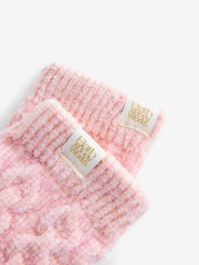 Bath & Body Works Pink Long Lurex Cosy Socks - Image 3 of 5