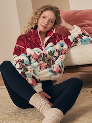 Bath & Body Works Red Scenic Cherry Blossom Borg Fleece - Image 2 of 6