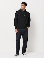 Black/Neutral Cotton Rich Jersey Overhead Hoodies 2 Pack - Image 4 of 10