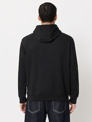 Black/Neutral Cotton Rich Jersey Overhead Hoodies 2 Pack - Image 5 of 10
