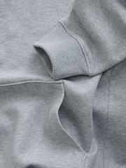 Black/Navy Blue/Grey Marl Regular Fit Heavyweight Cotton Rich Jersey Hoodies 3 Pack - Image 8 of 10